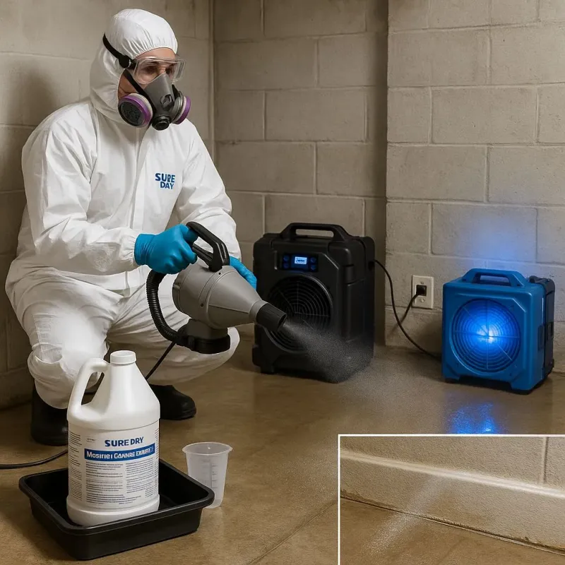 Sanitization and Odor Removal process in Exeter, PA